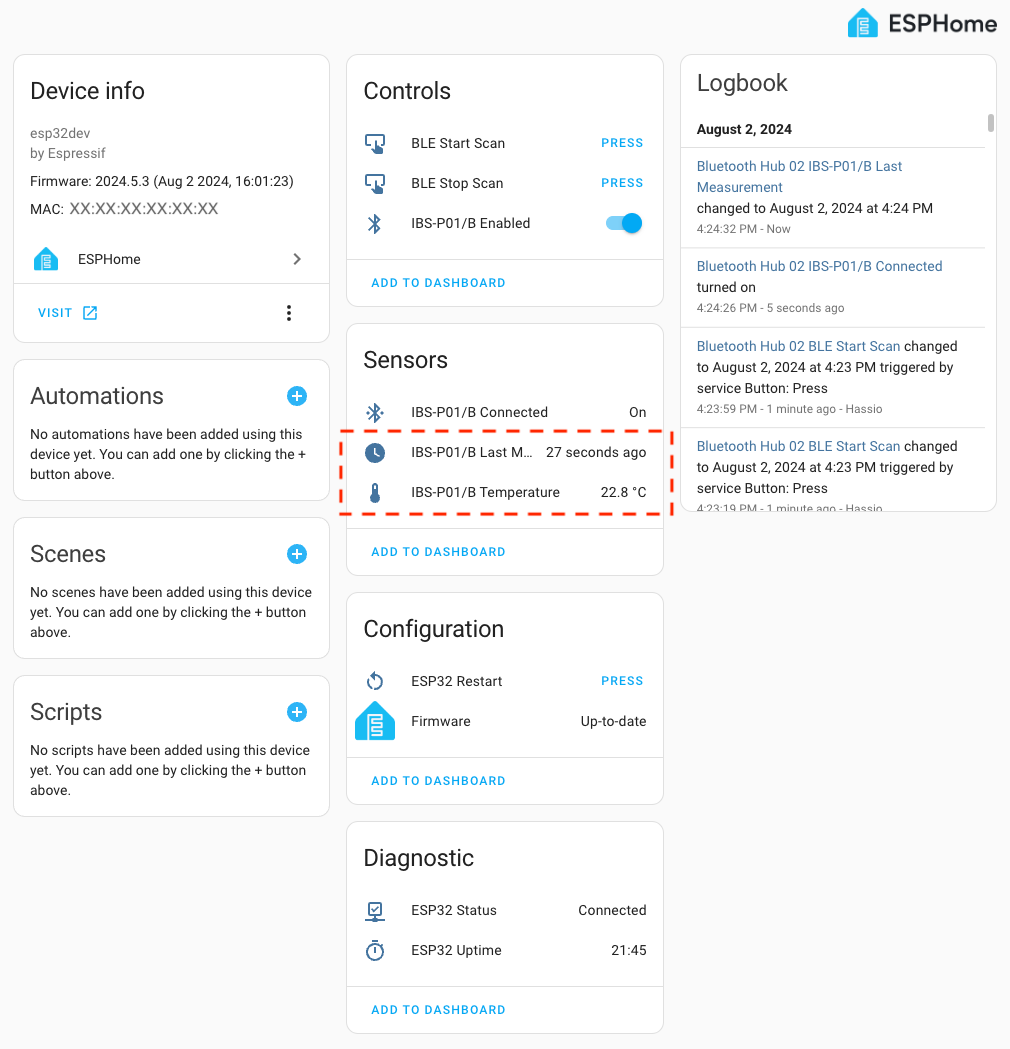 Home Assistant sensor